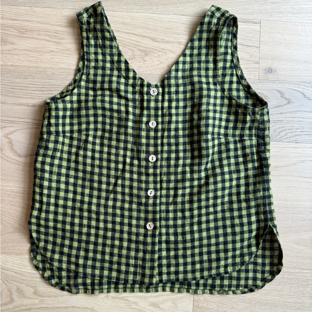 notPERFECT LINEN tank top